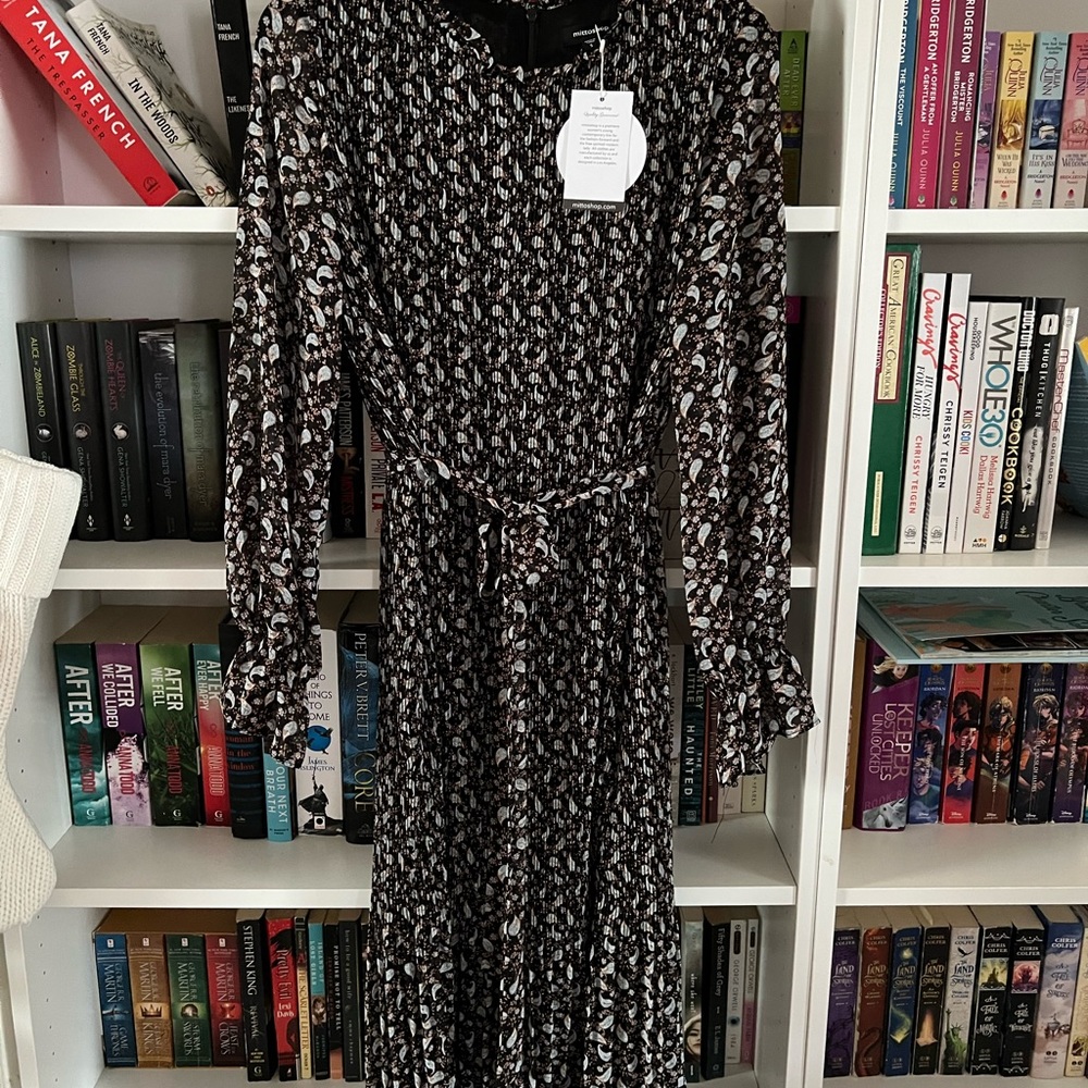 Floral print midi dress